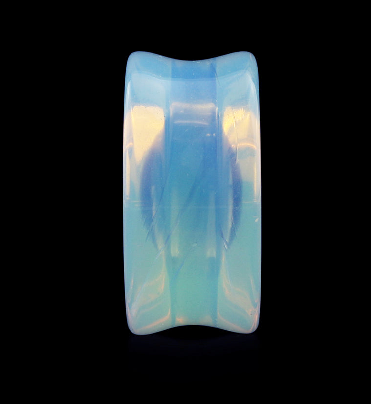 Opalite Glass Double Flare Tunnels