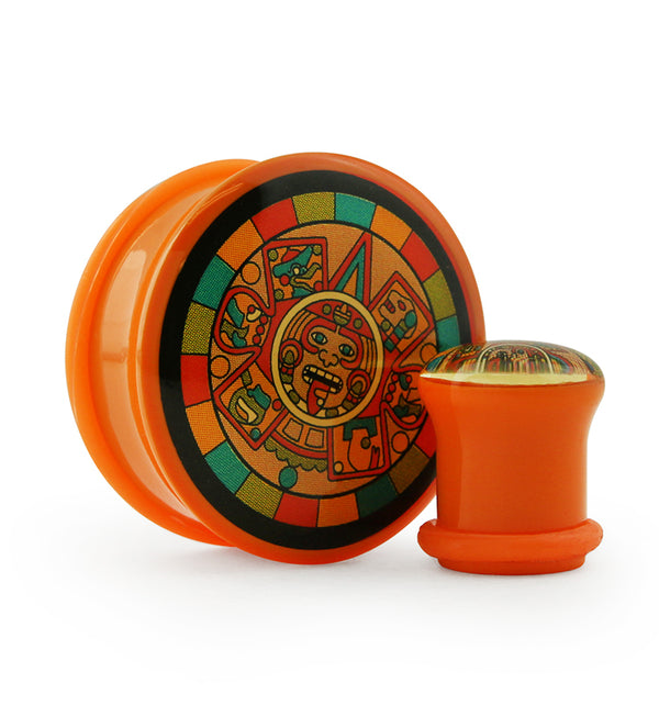 Orange Aztec Plugs