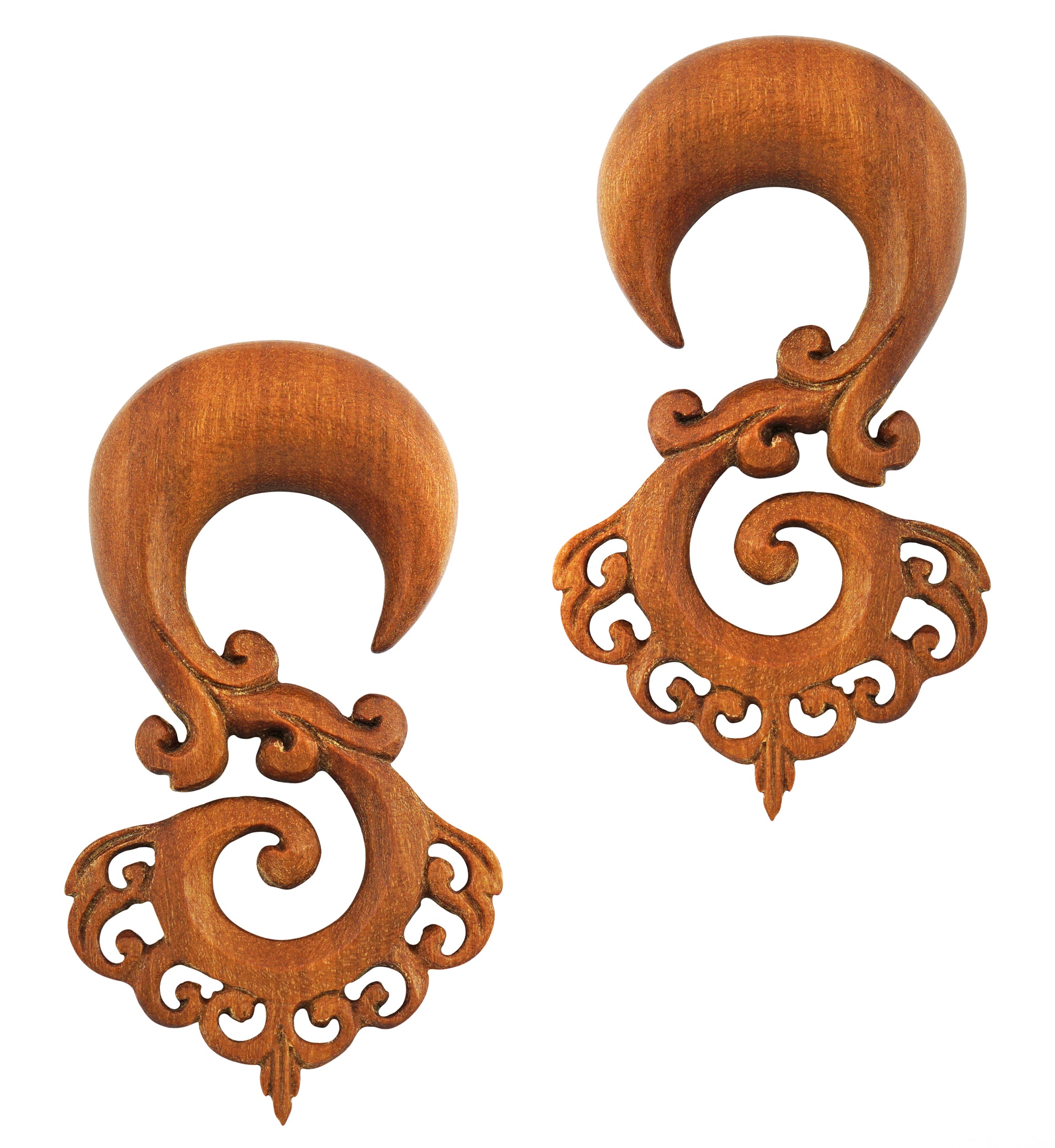 Ornate Saba Wooden Spirals