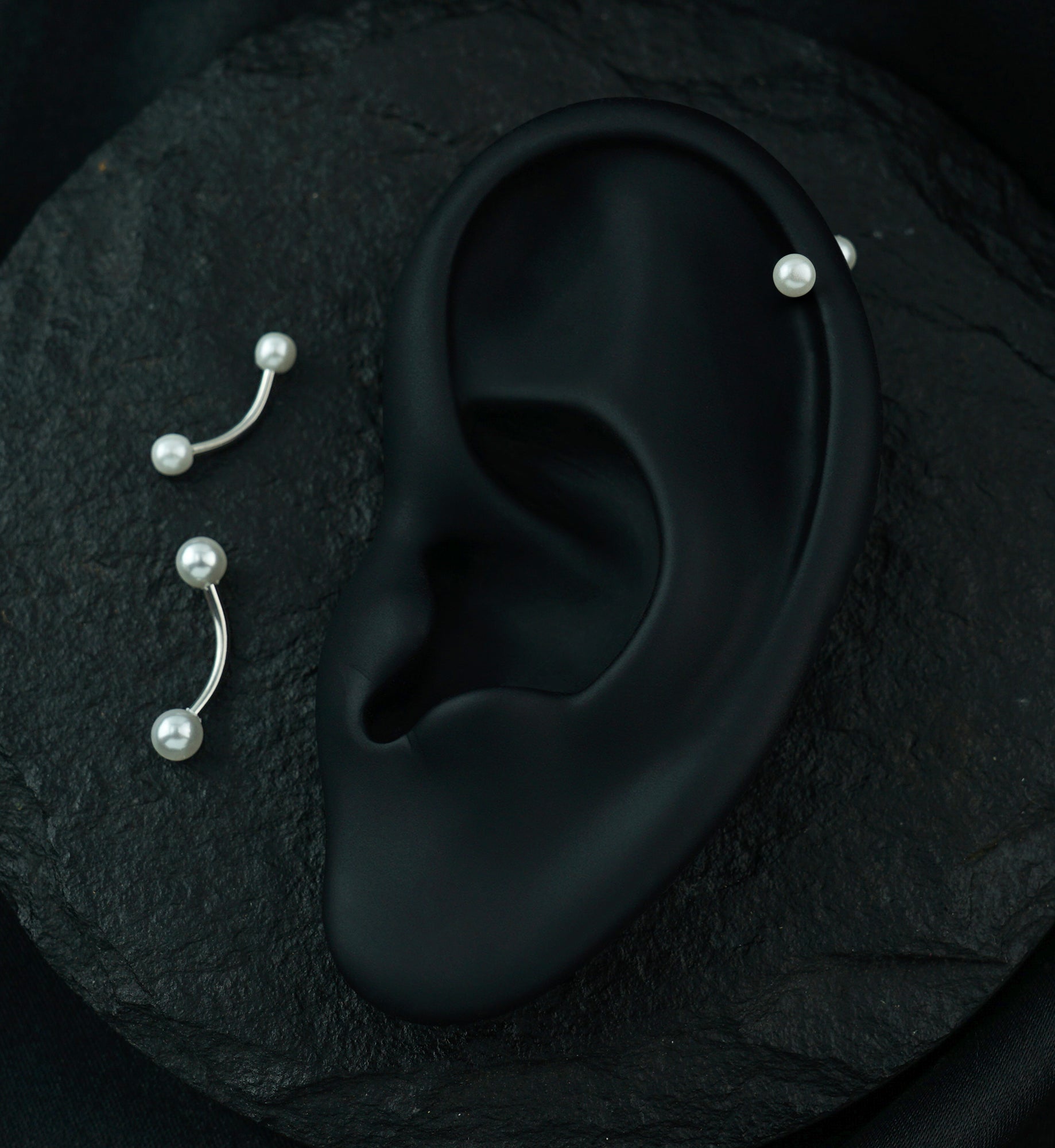 Pearl Top Curved Barbell