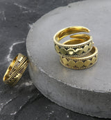 Pebble Brass Ring