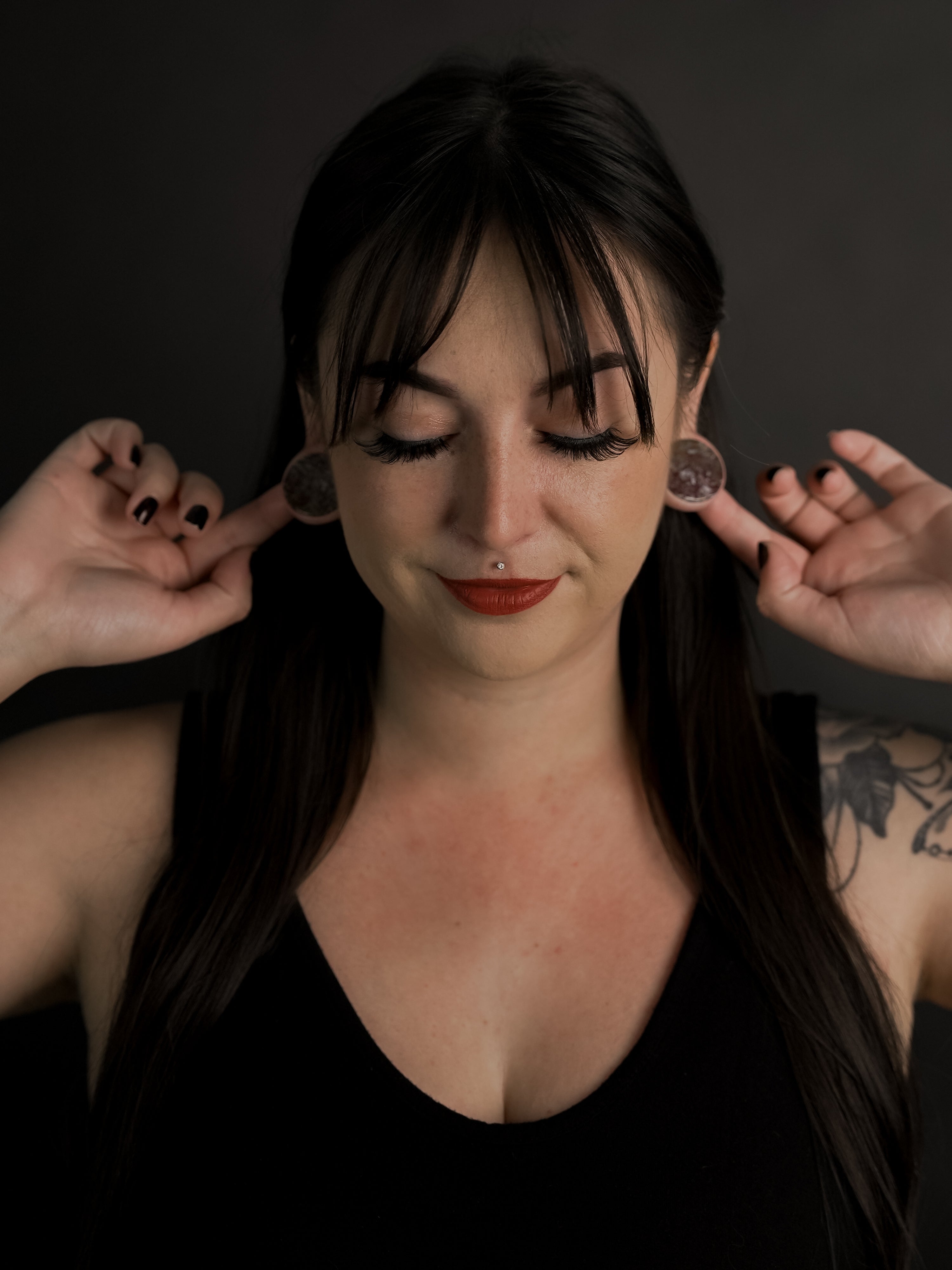 Petrified Palm Root Agate Plugs