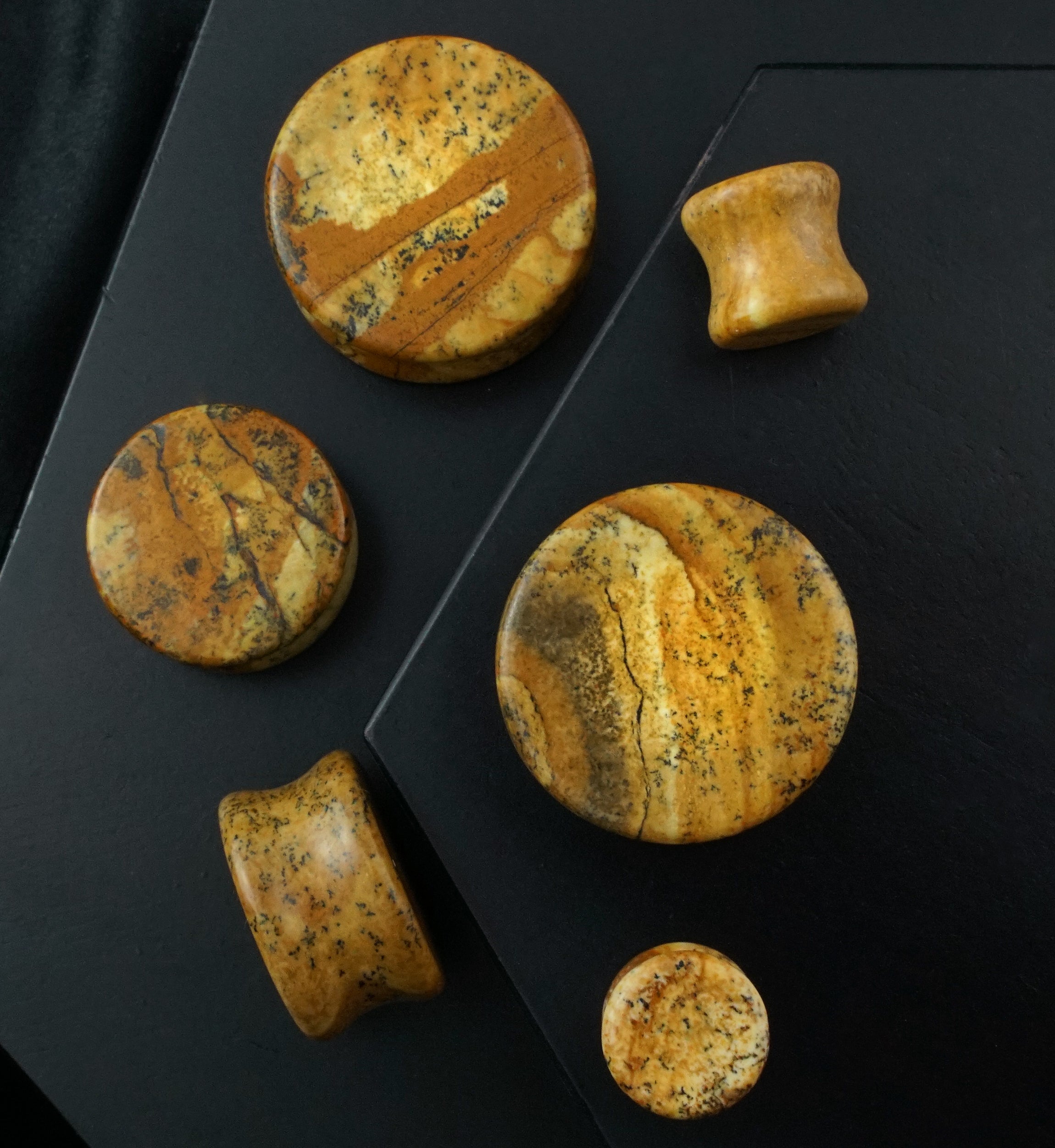 Picture Jasper Stone Plugs
