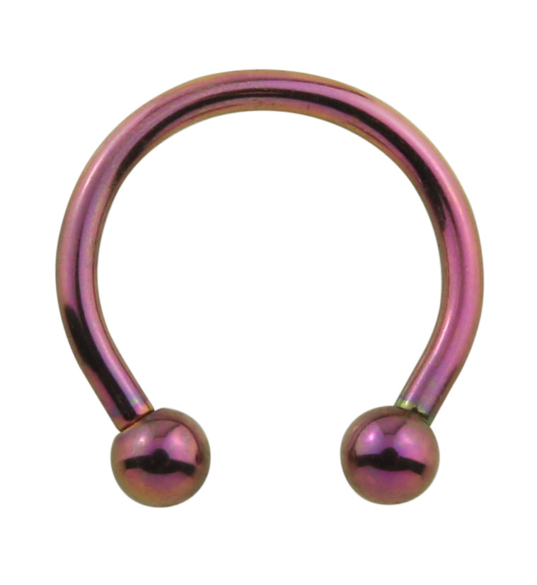 Pink Titanium Circular Barbells