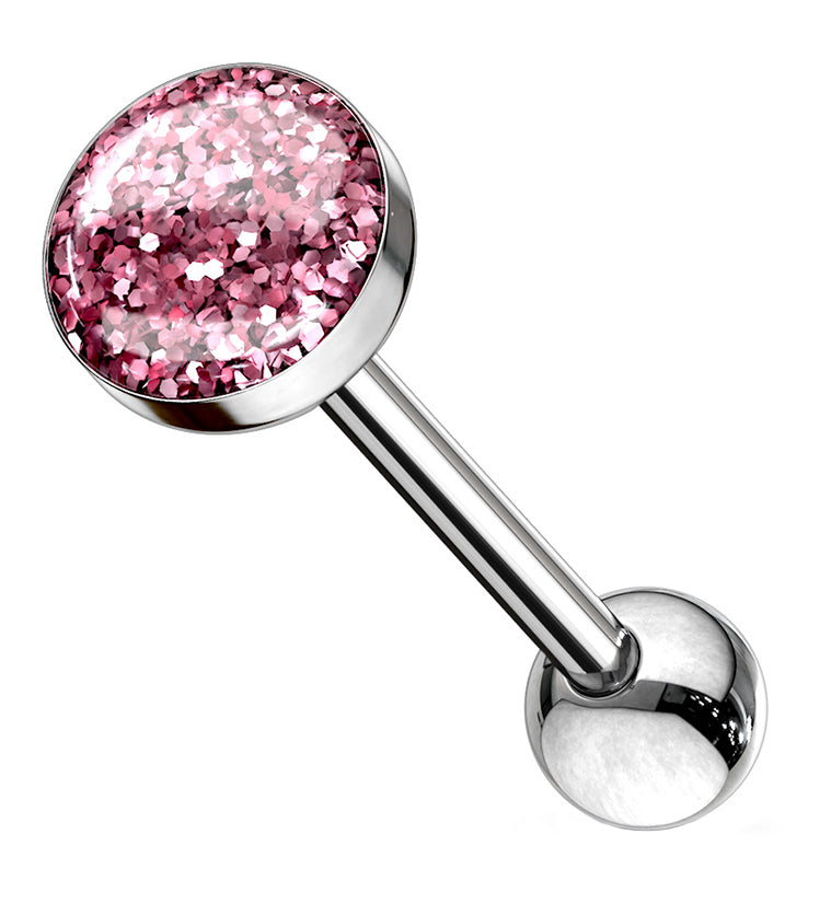 Glitter Dome Tongue Ring