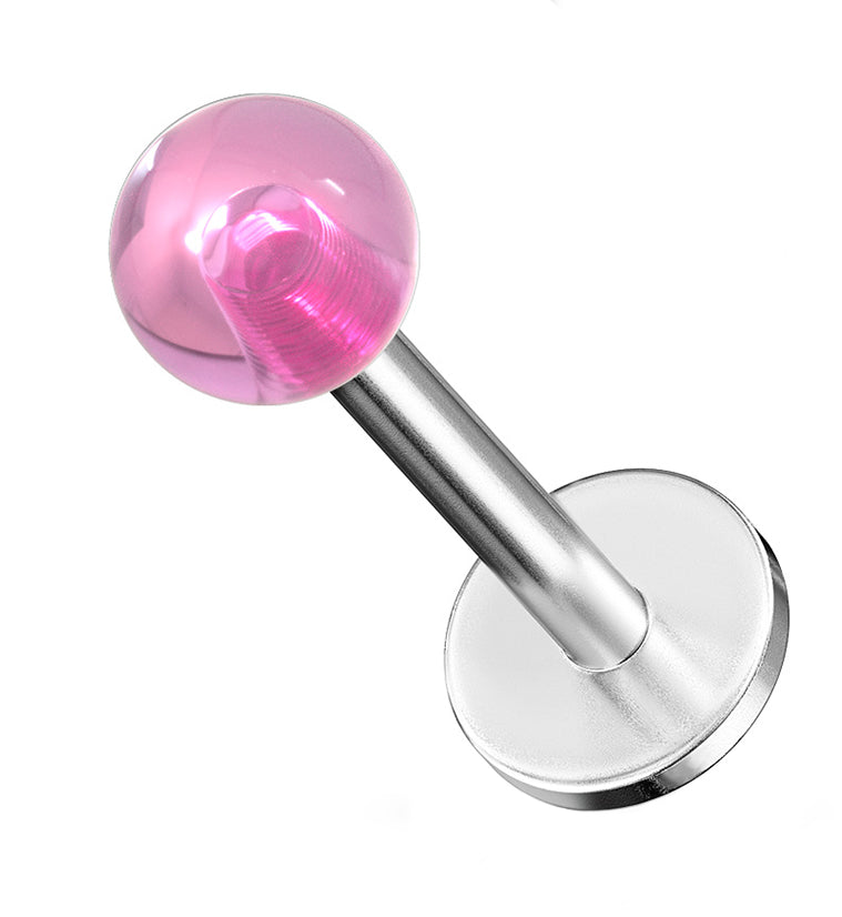 Glow In The Dark Steel Labret