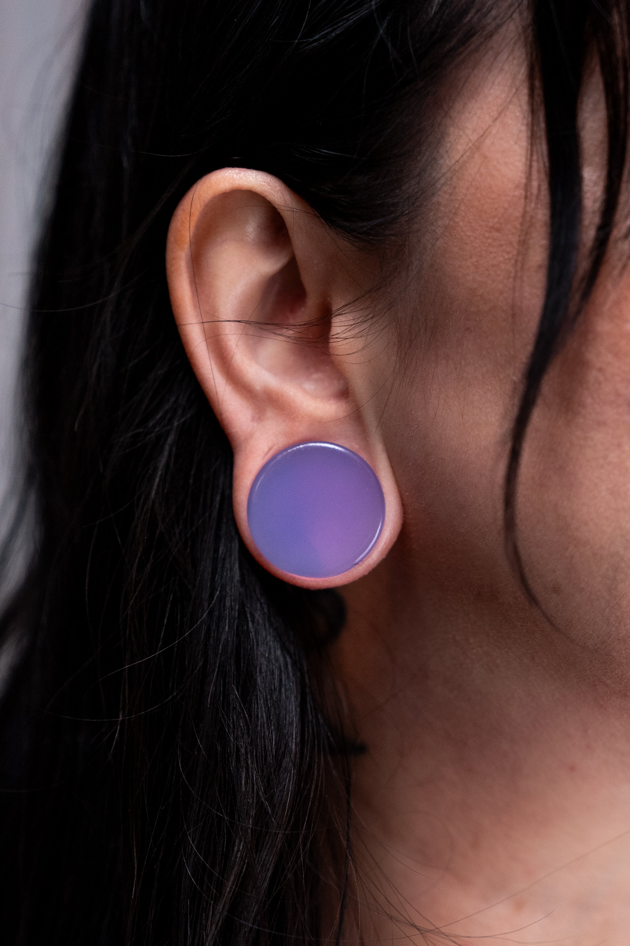 Pink Opalite Glass Plugs