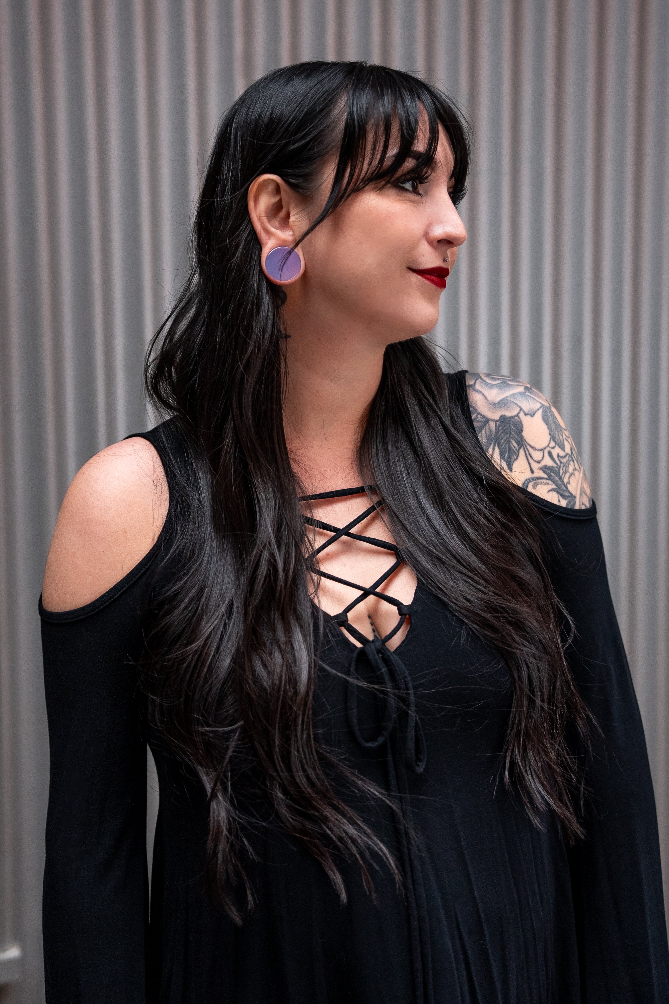 Pink Opalite Glass Plugs