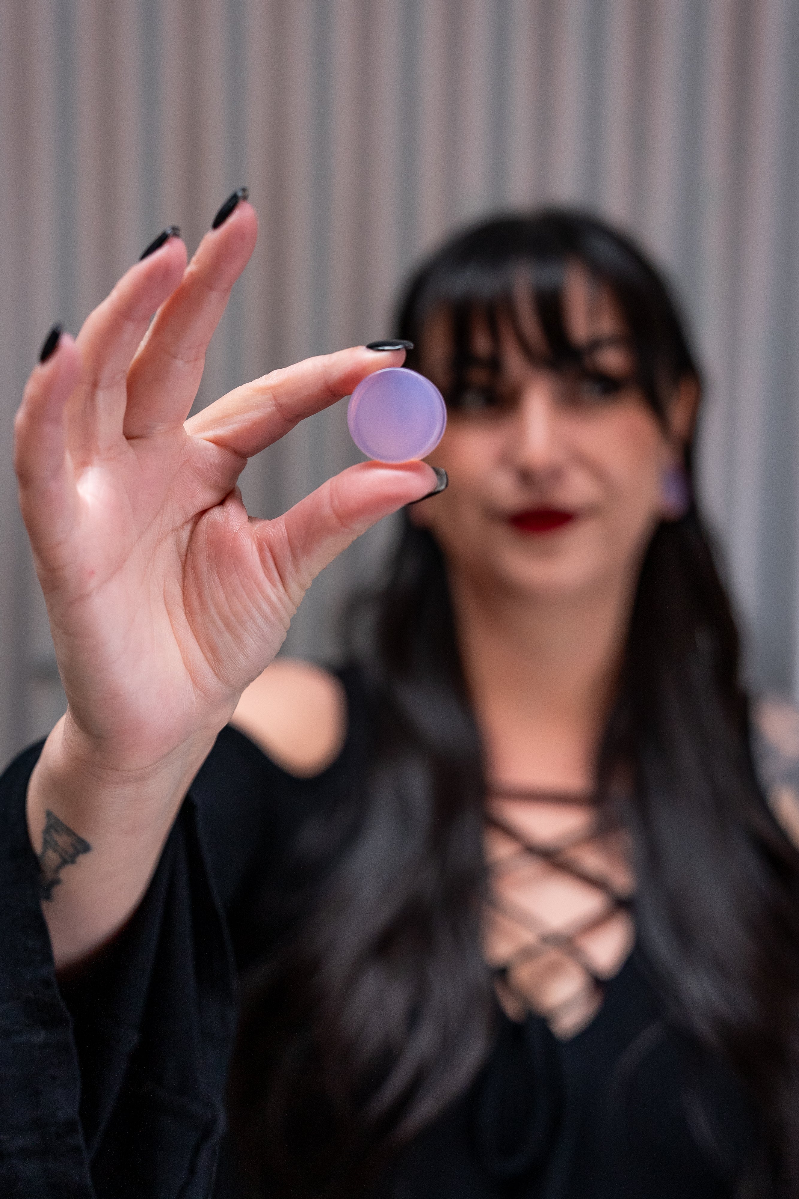 Pink Opalite Glass Plugs