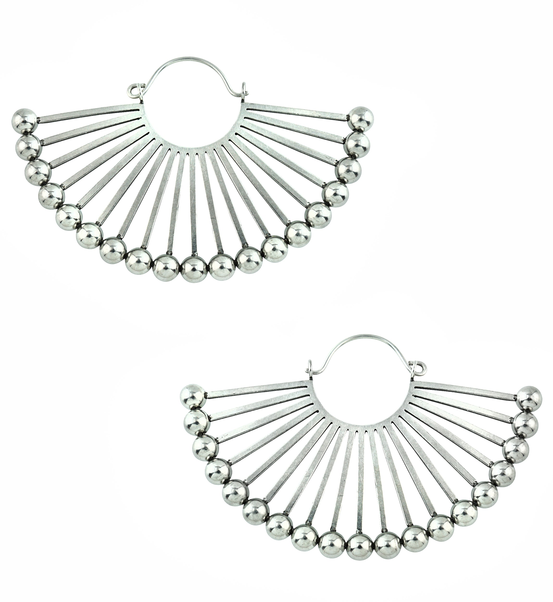 Pinna Beaded Stainless Steel Earrings