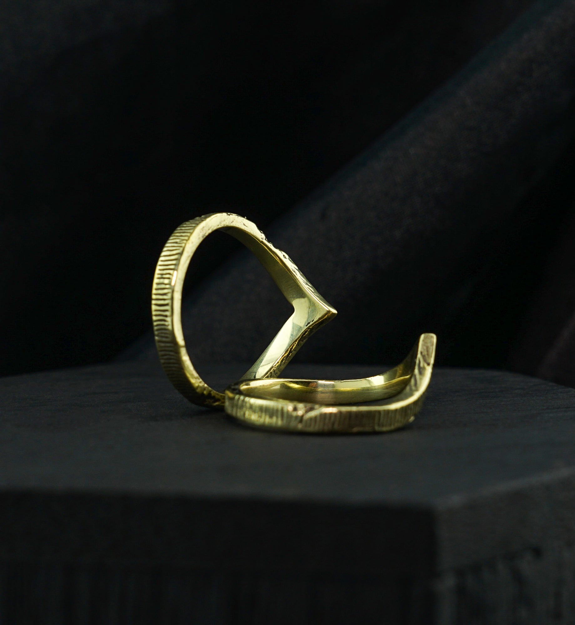 Plunge Brass Ring