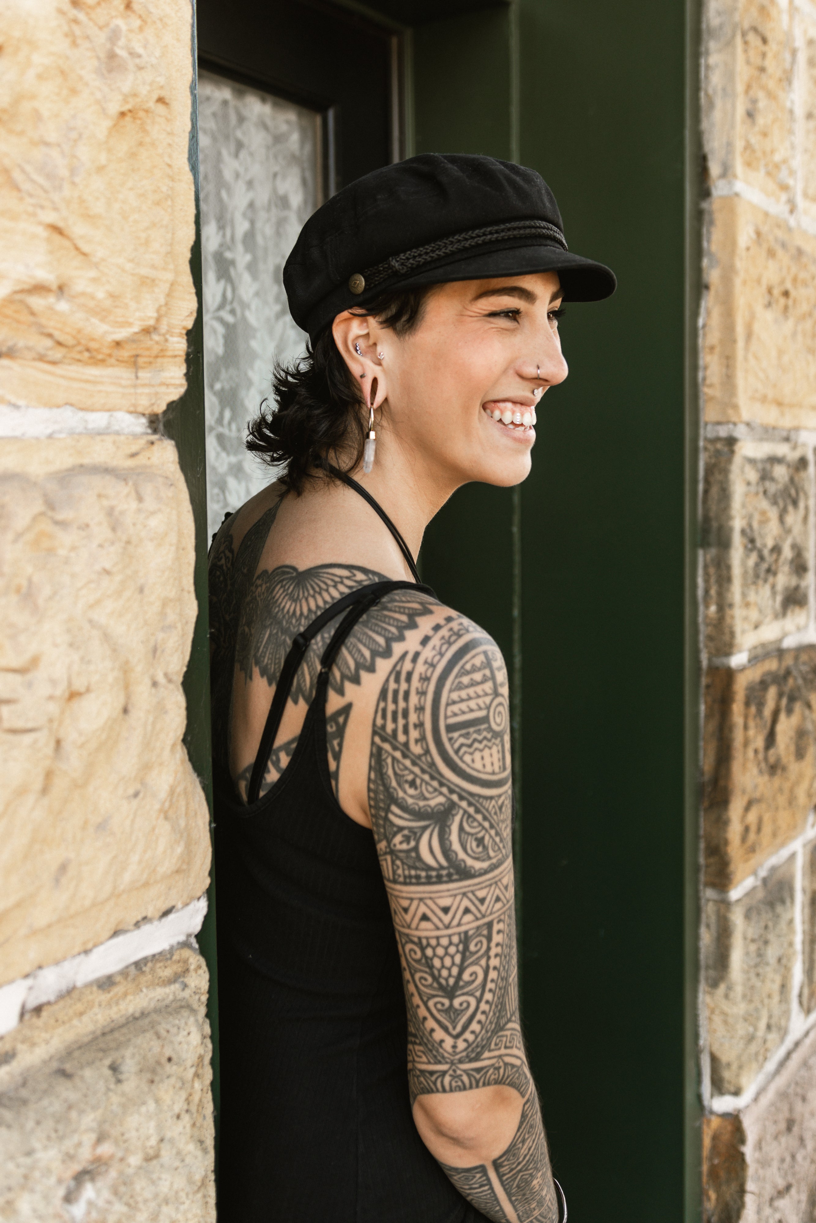 Point Clear Crystal Brass Ear Weights