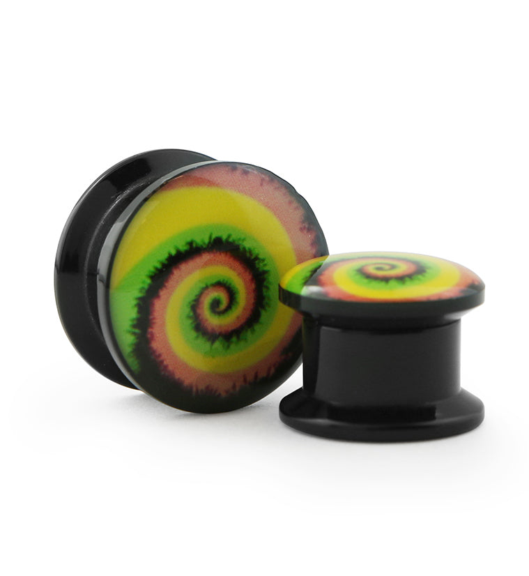 Psychedelic Plugs (2G - 1 Inch) | UrbanBodyJewelry.com