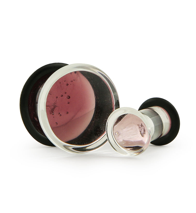 Purple Single Flare Glass Plugs
