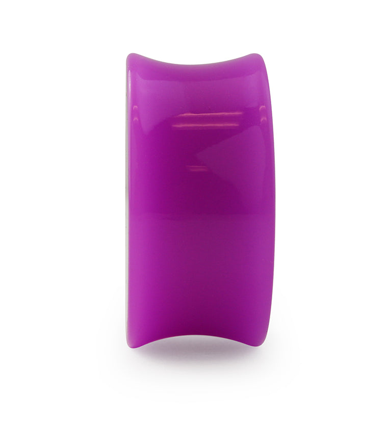 Purple Double Flare Solid Plugs