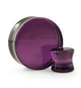 Purple Glass Plugs