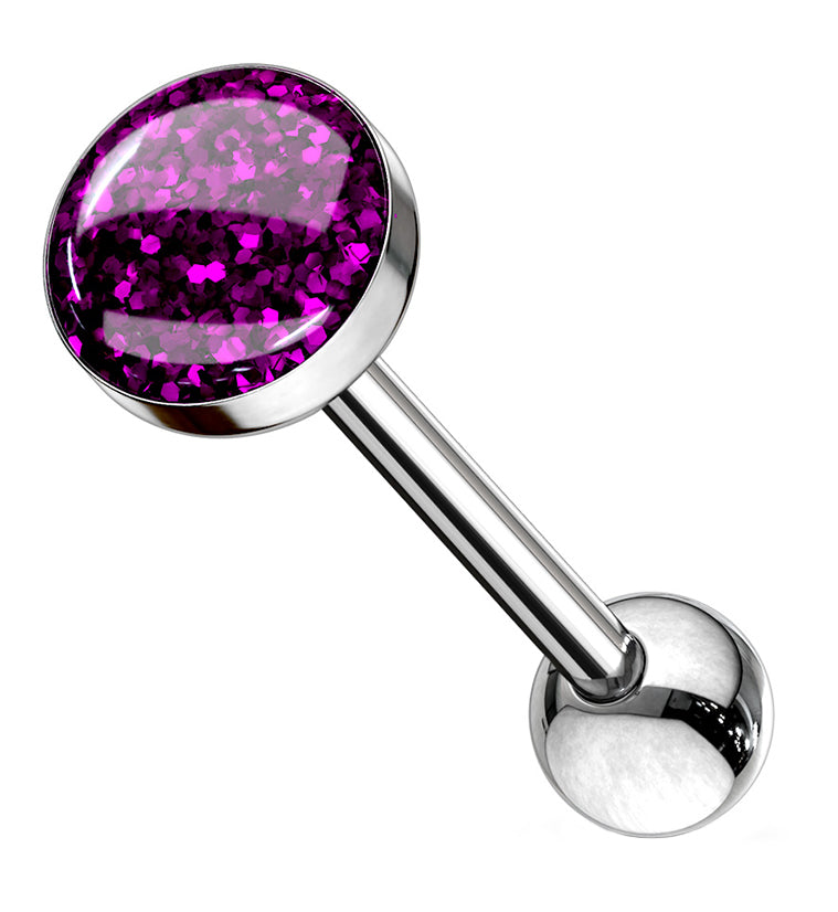 Glitter Dome Tongue Ring