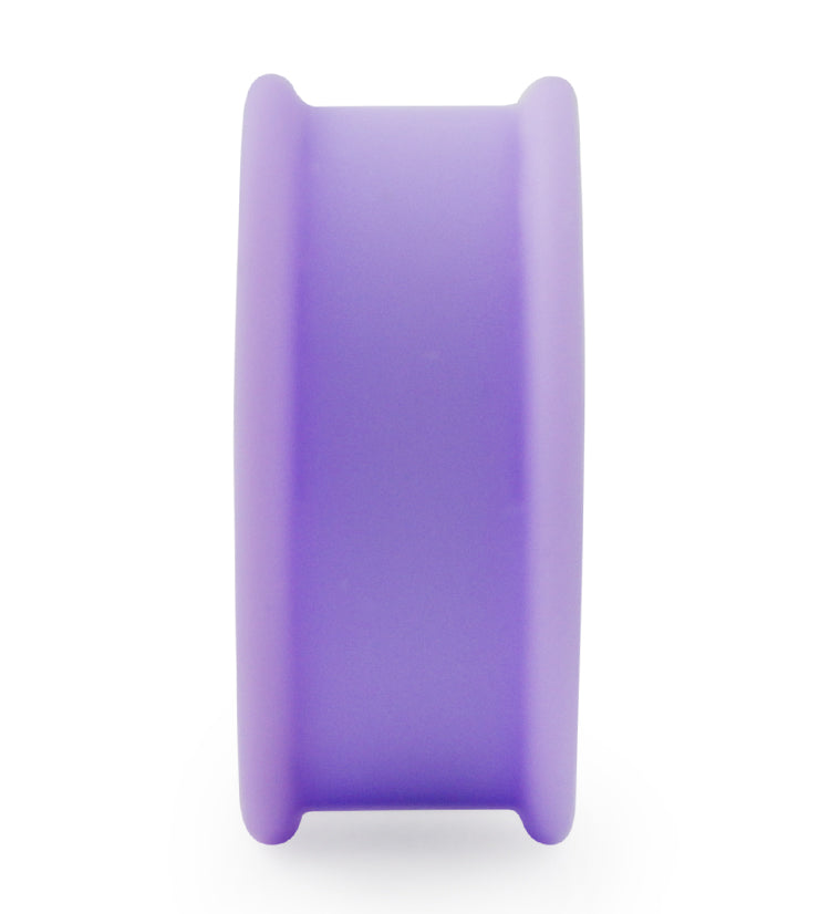 Double Flare Matte Lavender Silicone Plugs