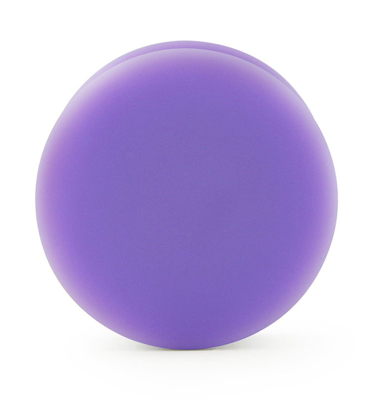 Double Flare Matte Lavender Silicone Plugs