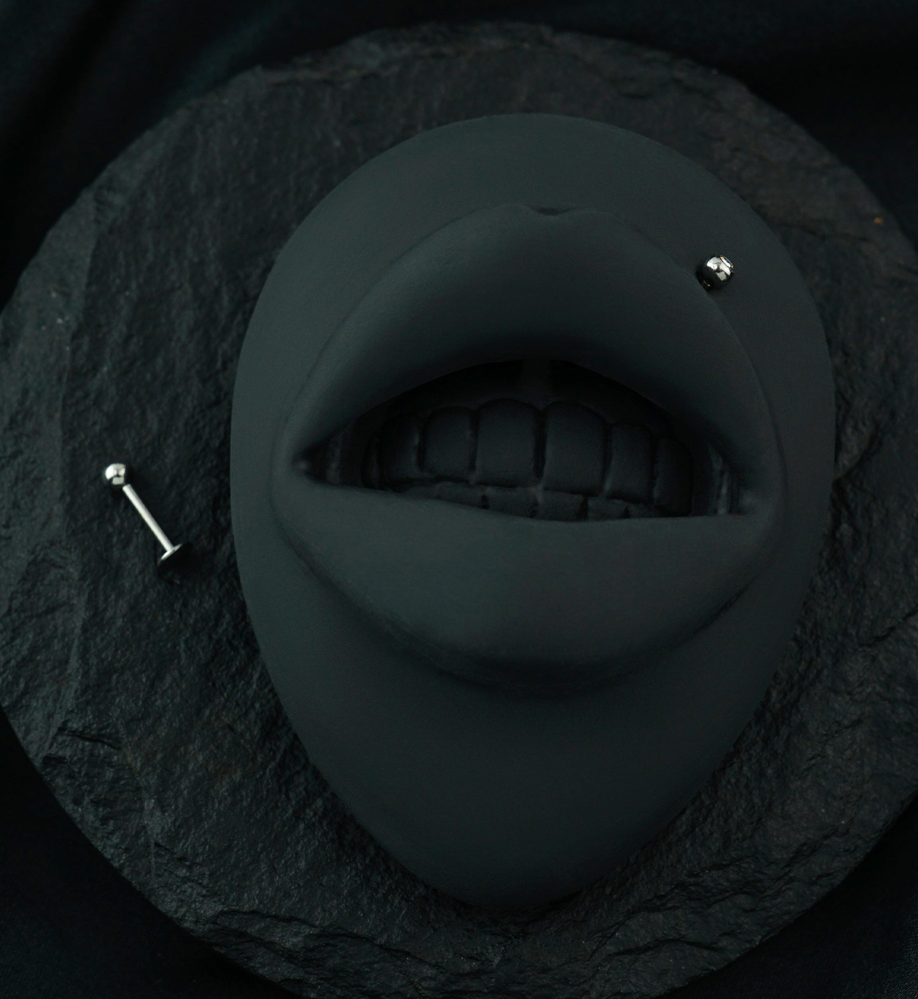 Rainbow Aurora CZ Labret Post