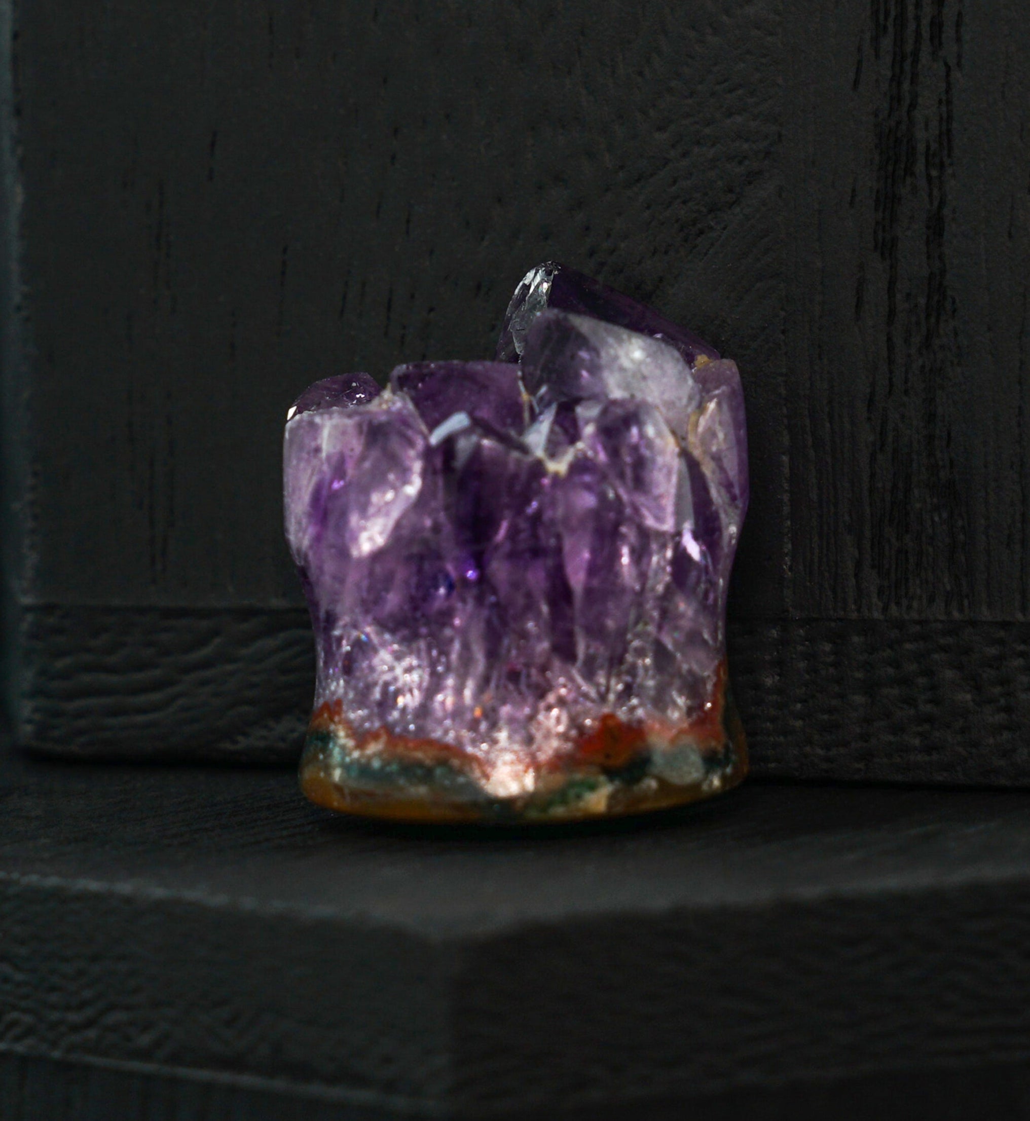 Raw Amethyst Plug 5/8" (16mm) (Single Plug) Version 1