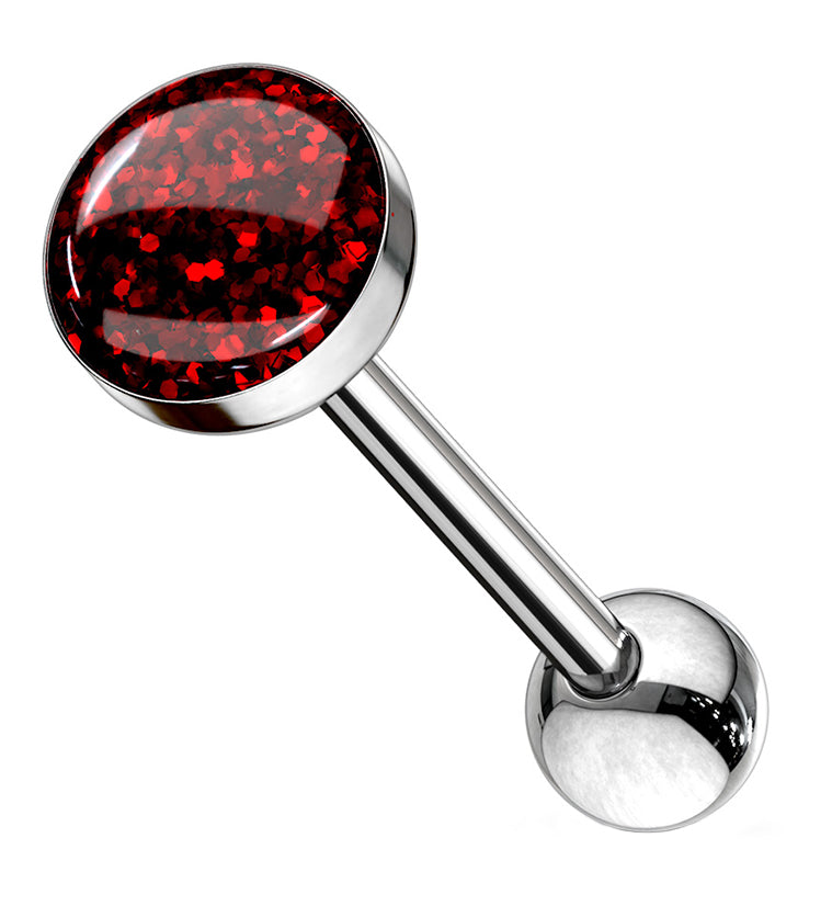 Glitter Dome Tongue Ring