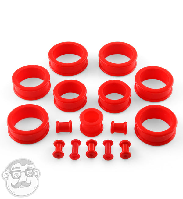 Red Silicone Tunnels (CLOSE OUT)