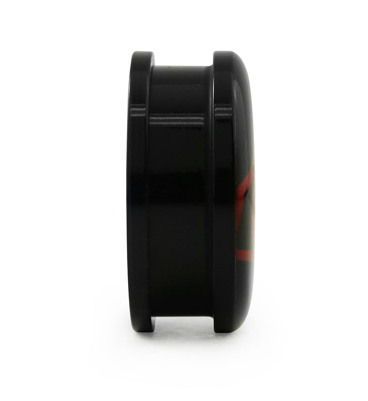 Red Superman Screw Back Plugs