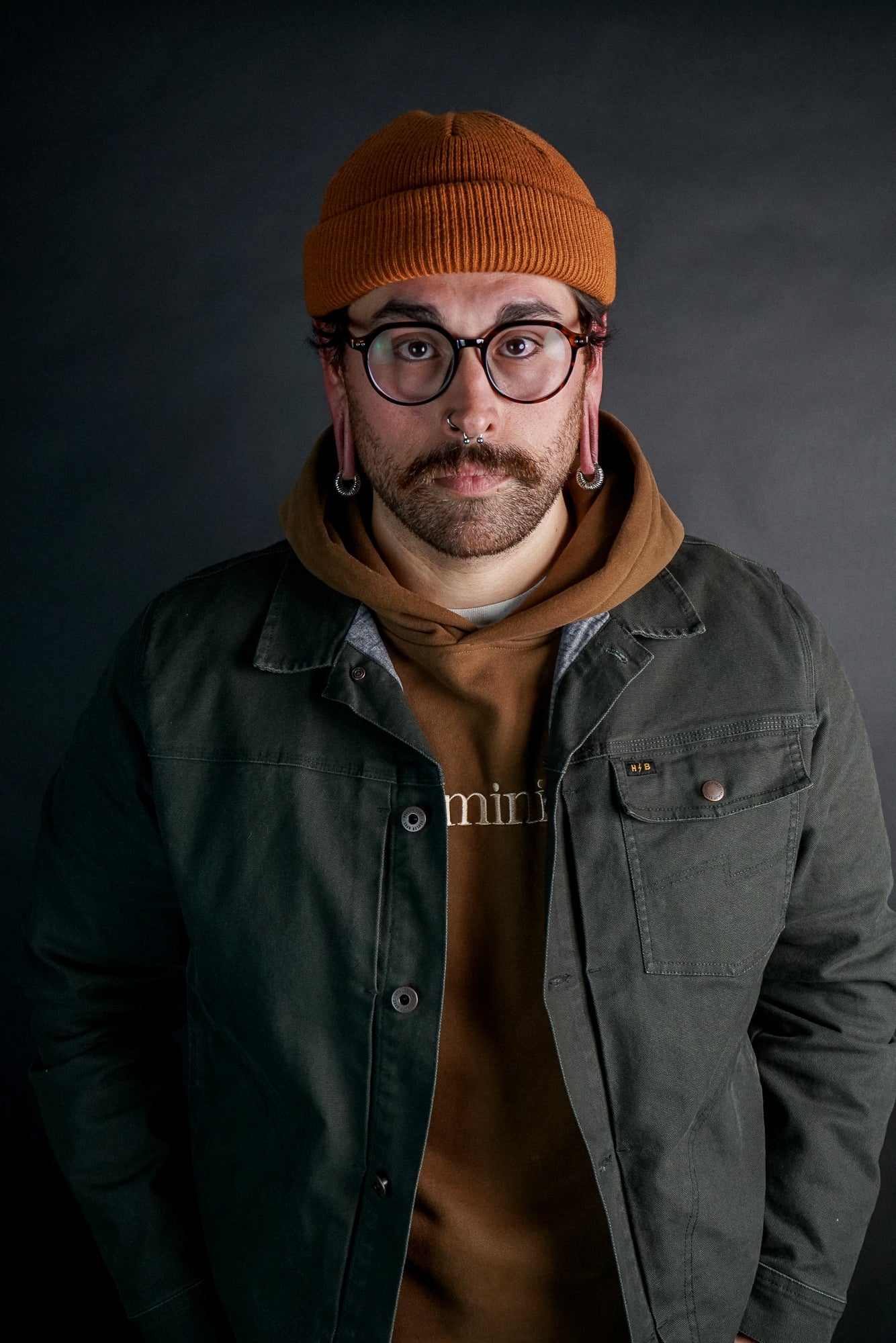 Rivel White Brass Hinged Ear Weights