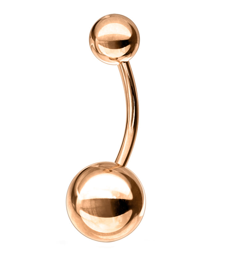 Rose Gold PVD Belly Button Ring