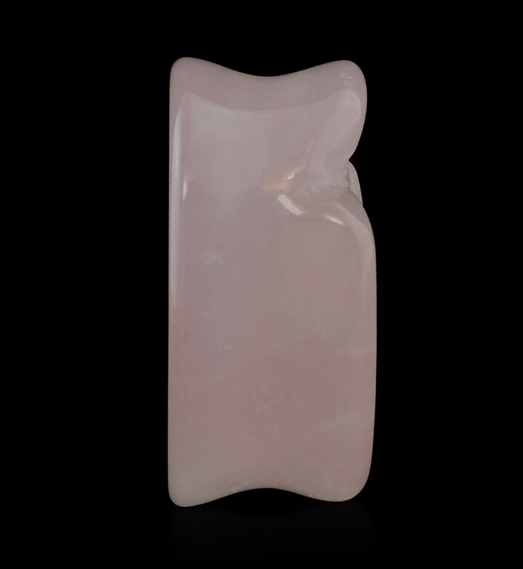 Rose Quartz Stone Rosebud Plugs
