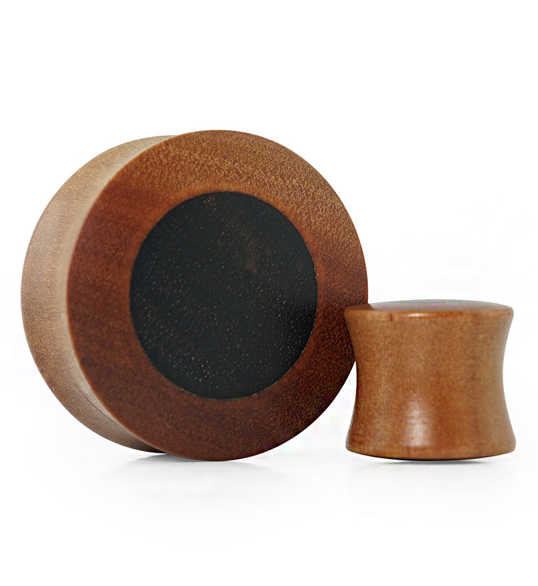 Saba Wood Plugs With Sono Wood Inlay