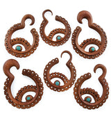 Crushed Turquoise Inlay Floral Hangers