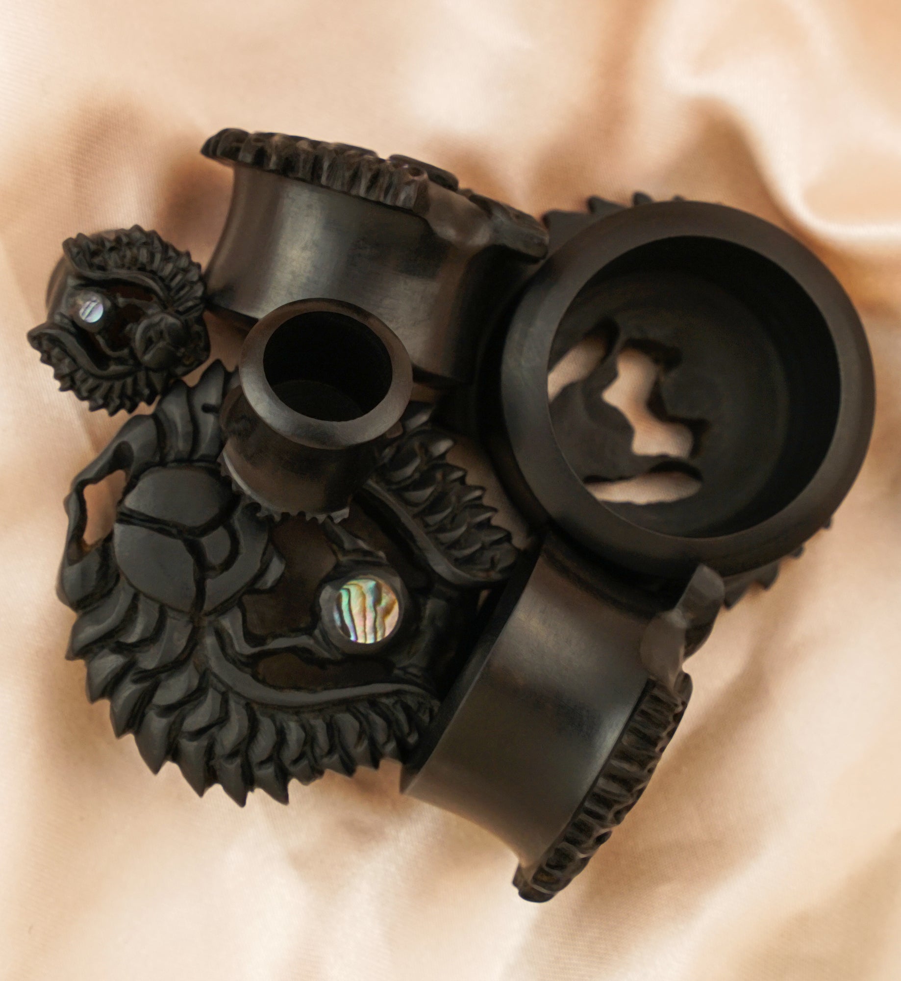 Sacred Beetle Areng Wood Tunnels