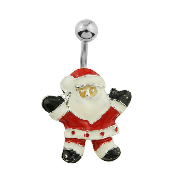 Santa Claus Stainless Steel Belly Button Ring