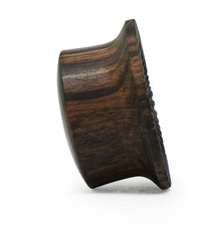 Score Areng Wood Mayan Flare Tunnel Plugs