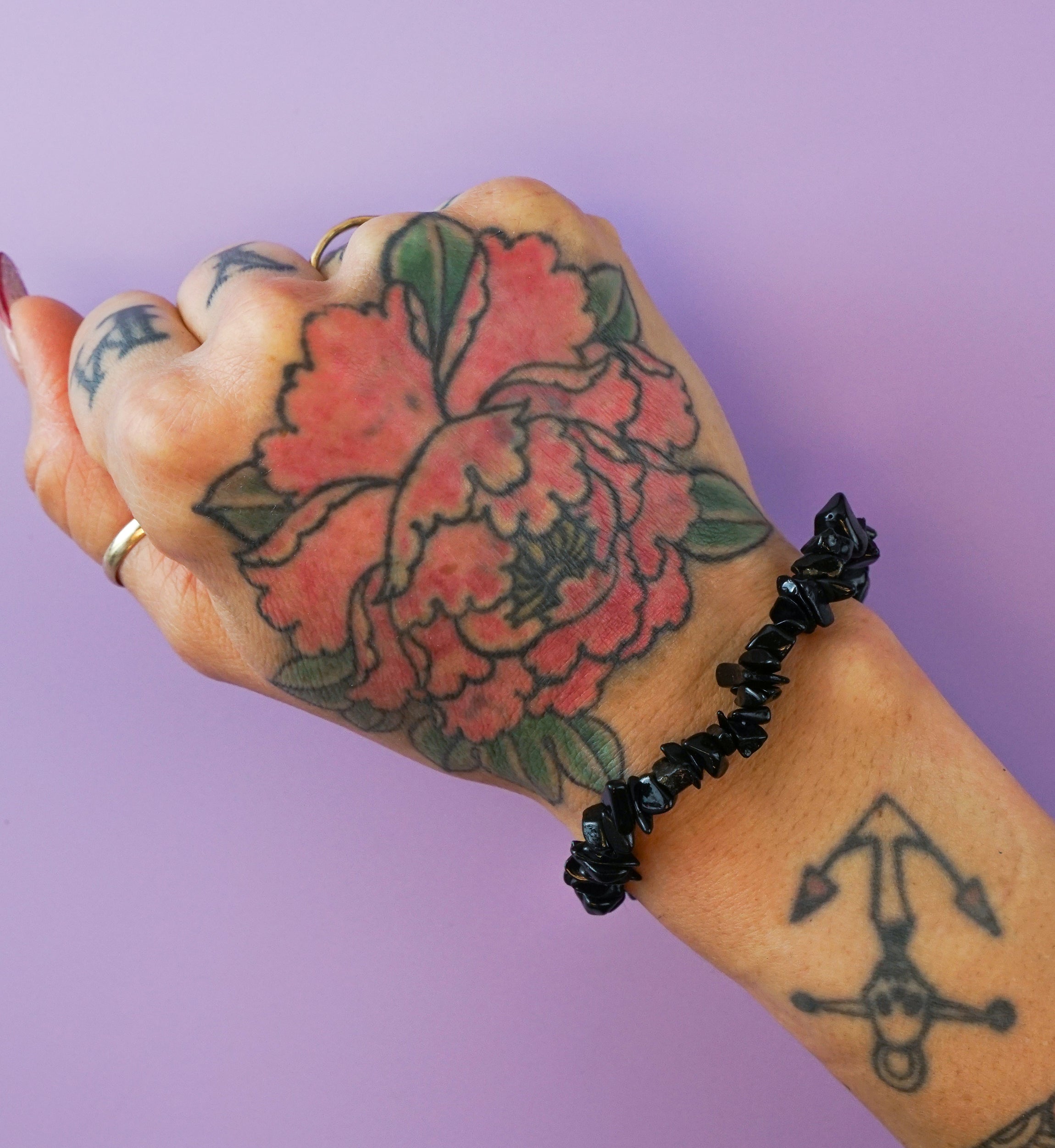 Shungite Chips Stone Bracelet