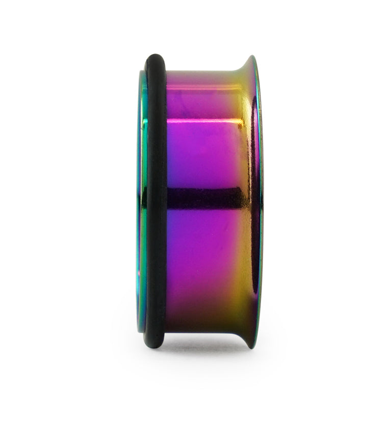 Stainless Steel Rainbow Ear Tunnels