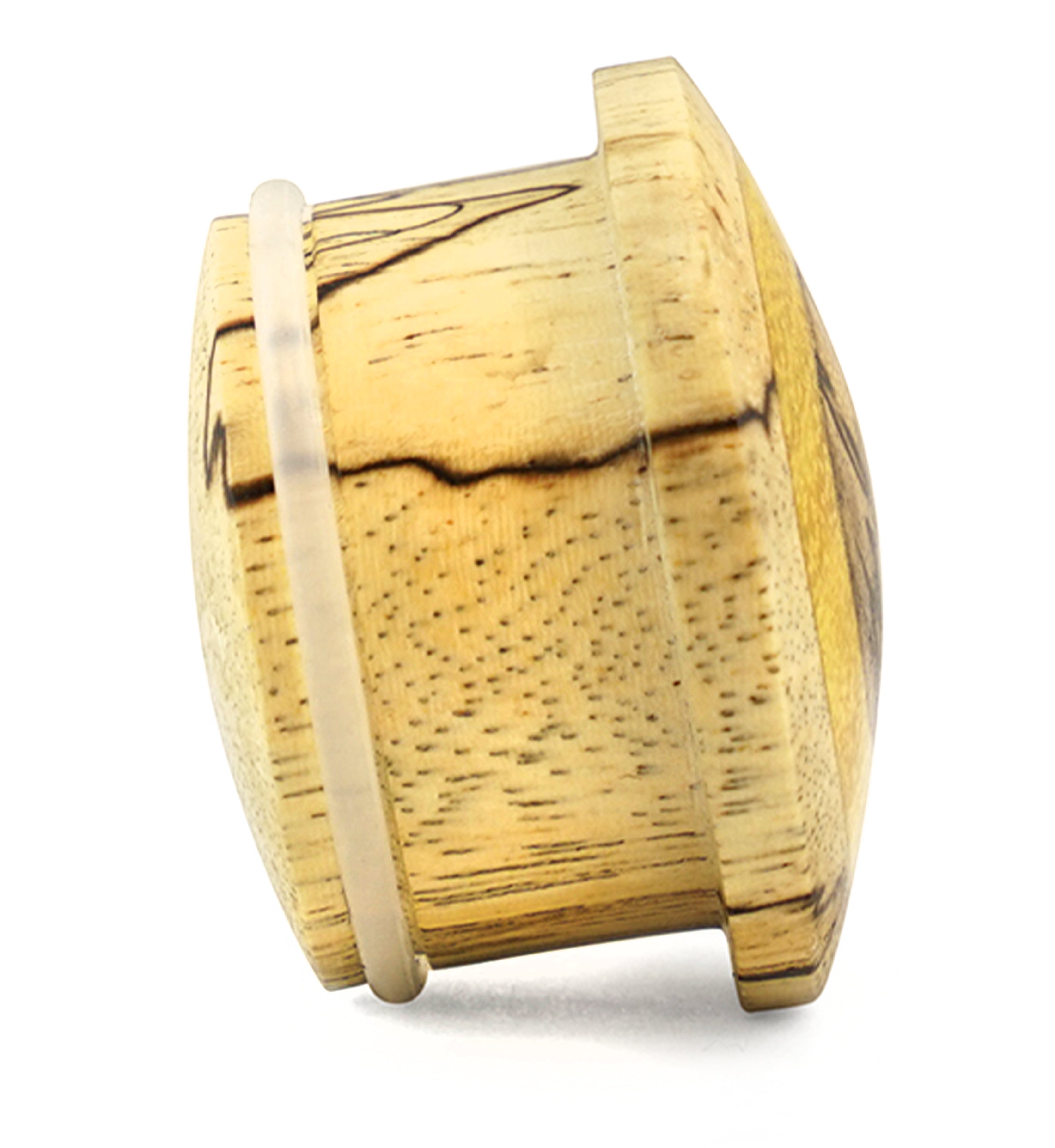 Single Flare Tamarind Wood Plugs with Jackfruit Inlay