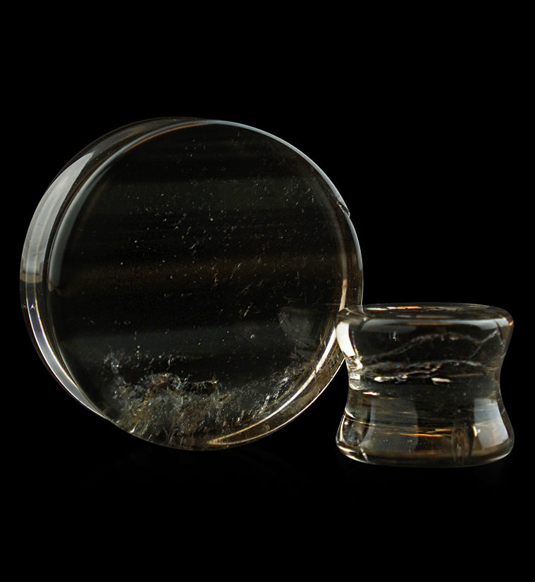 Smokey Quartz Stone Plugs