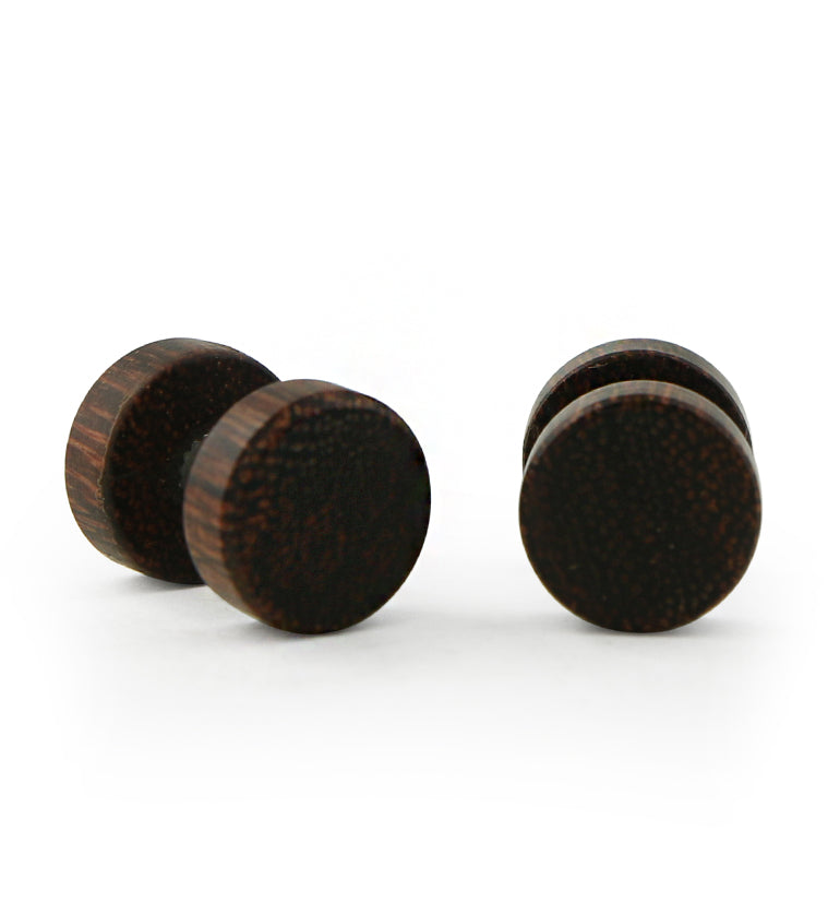 Sono Wood Fake Gauge Plugs