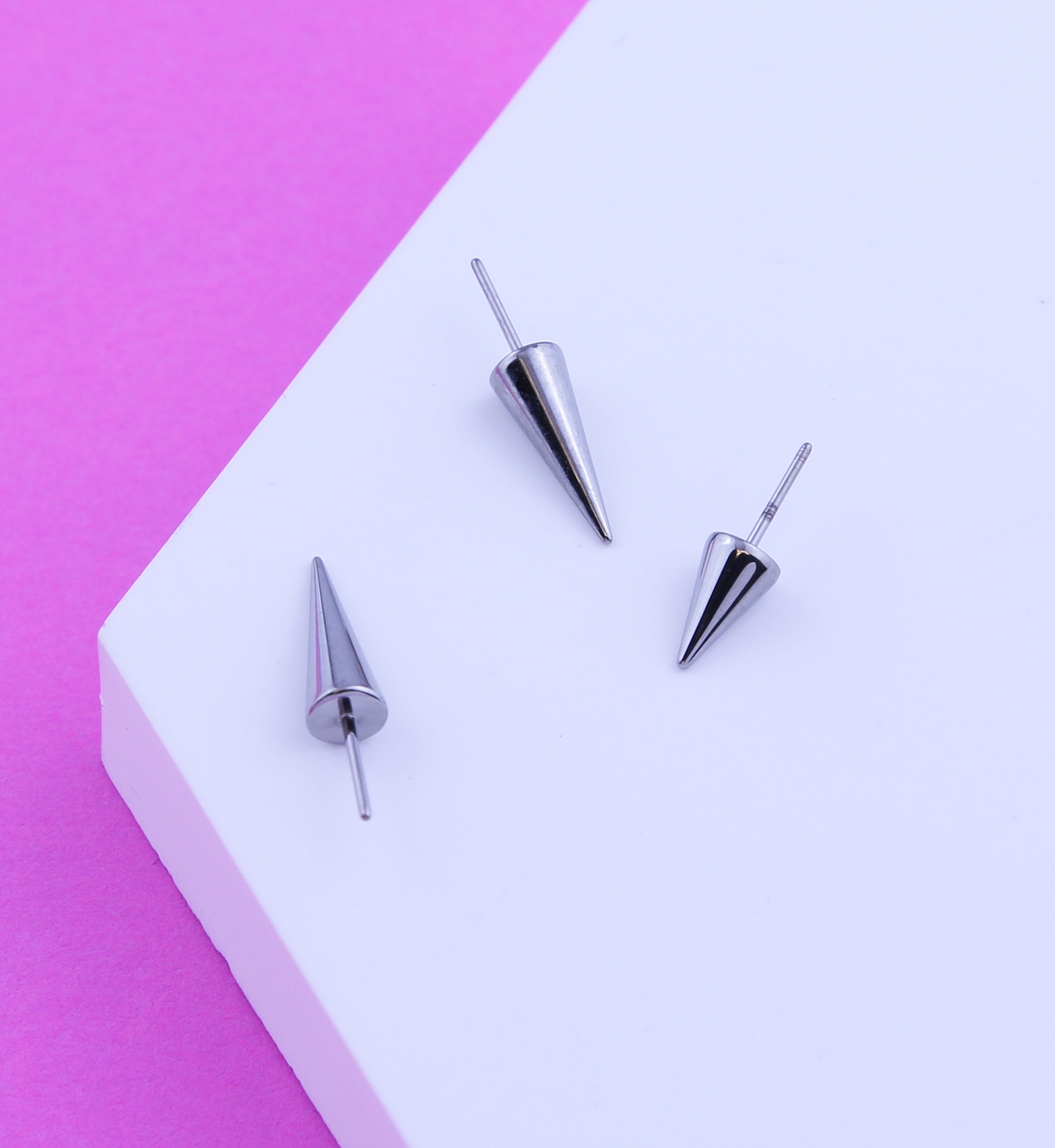 Spike Threadless Titanium Top