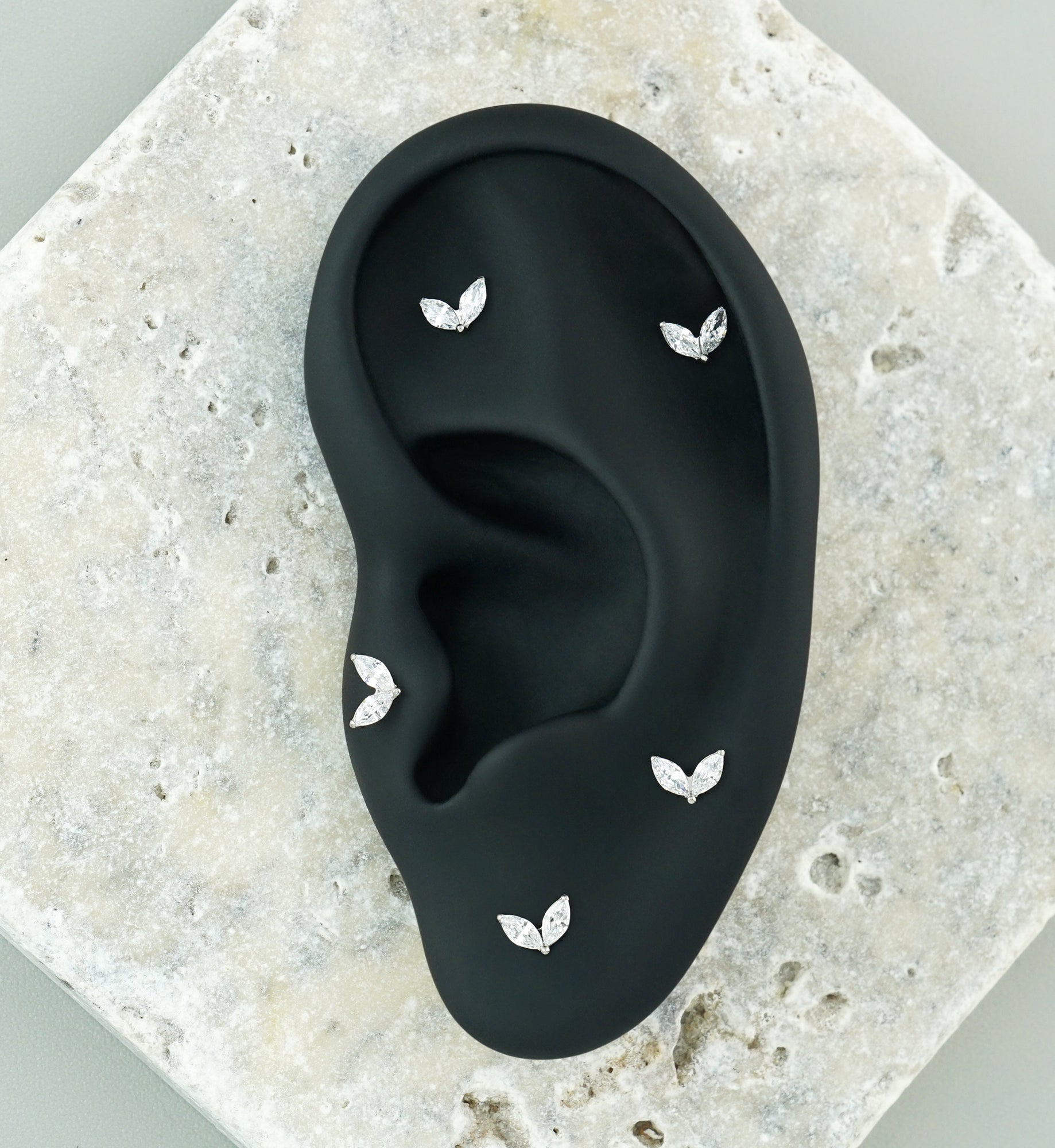 Sprig CZ Titanium Threadless Top