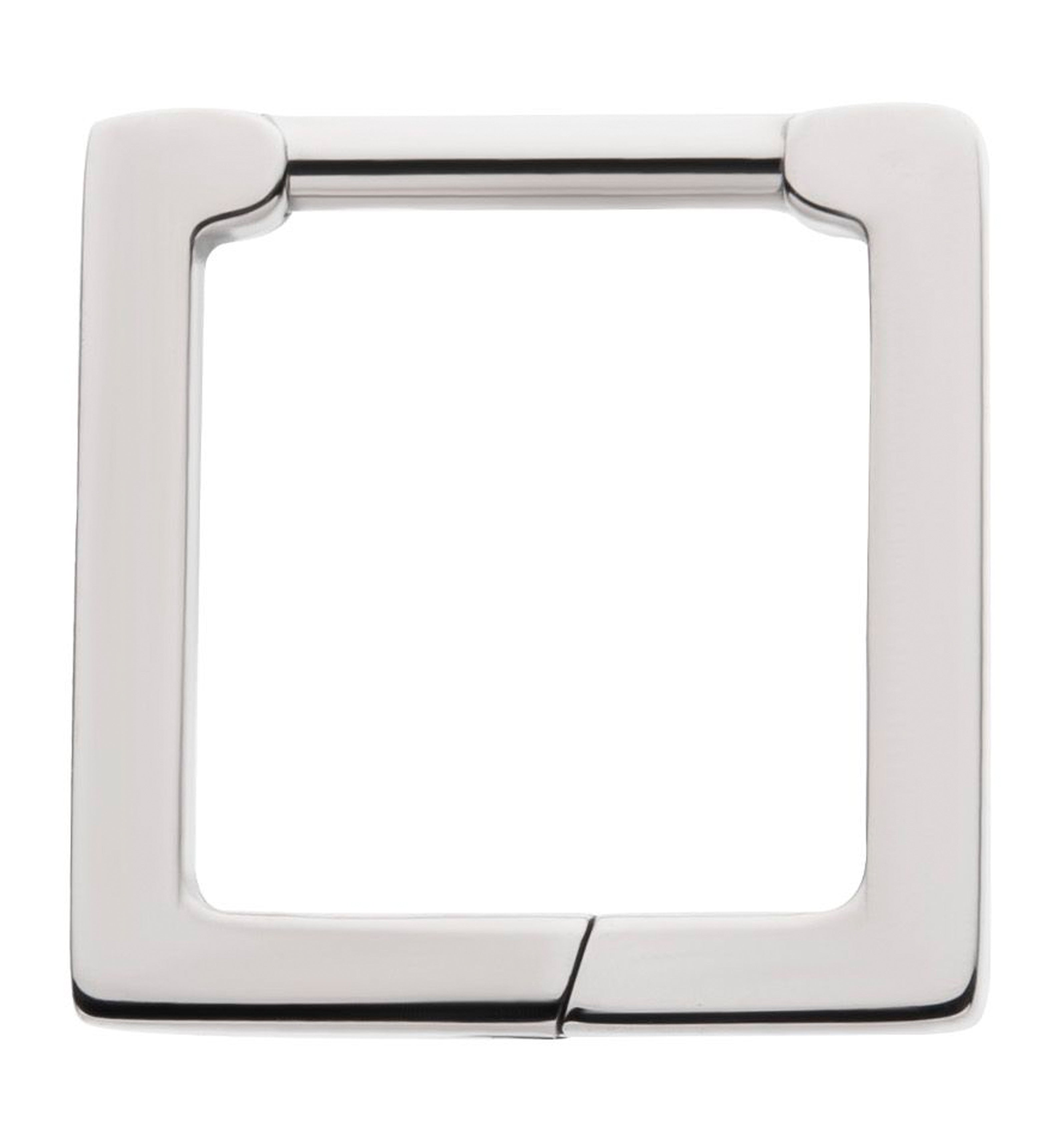 Square Frame Titanium Hinged Segment Ring | UrbanBodyJewelry.com