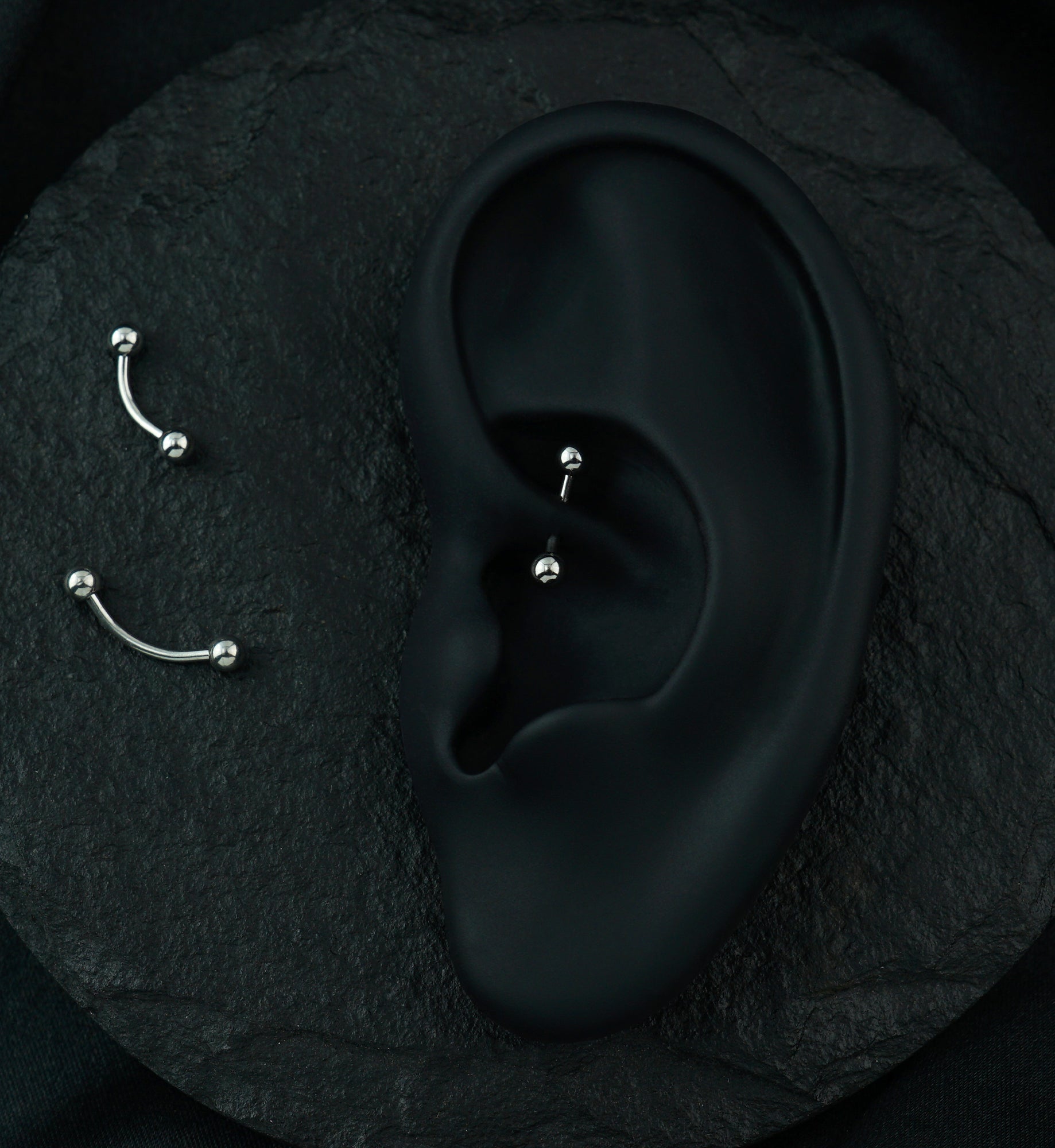 Stainless Steel Curved Barbell