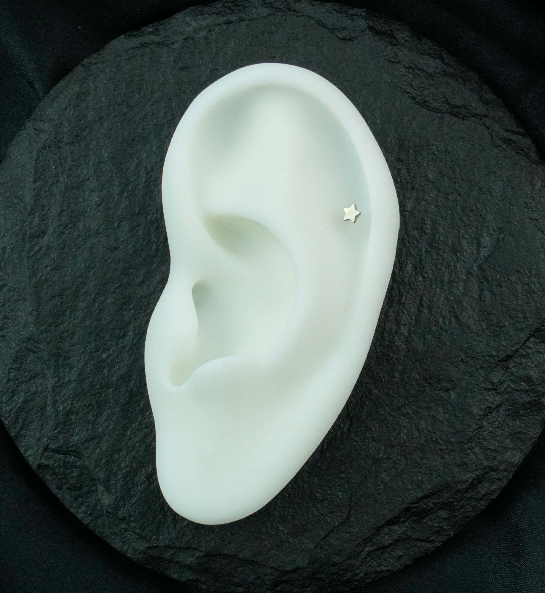 Star Titanium Threadless Labret