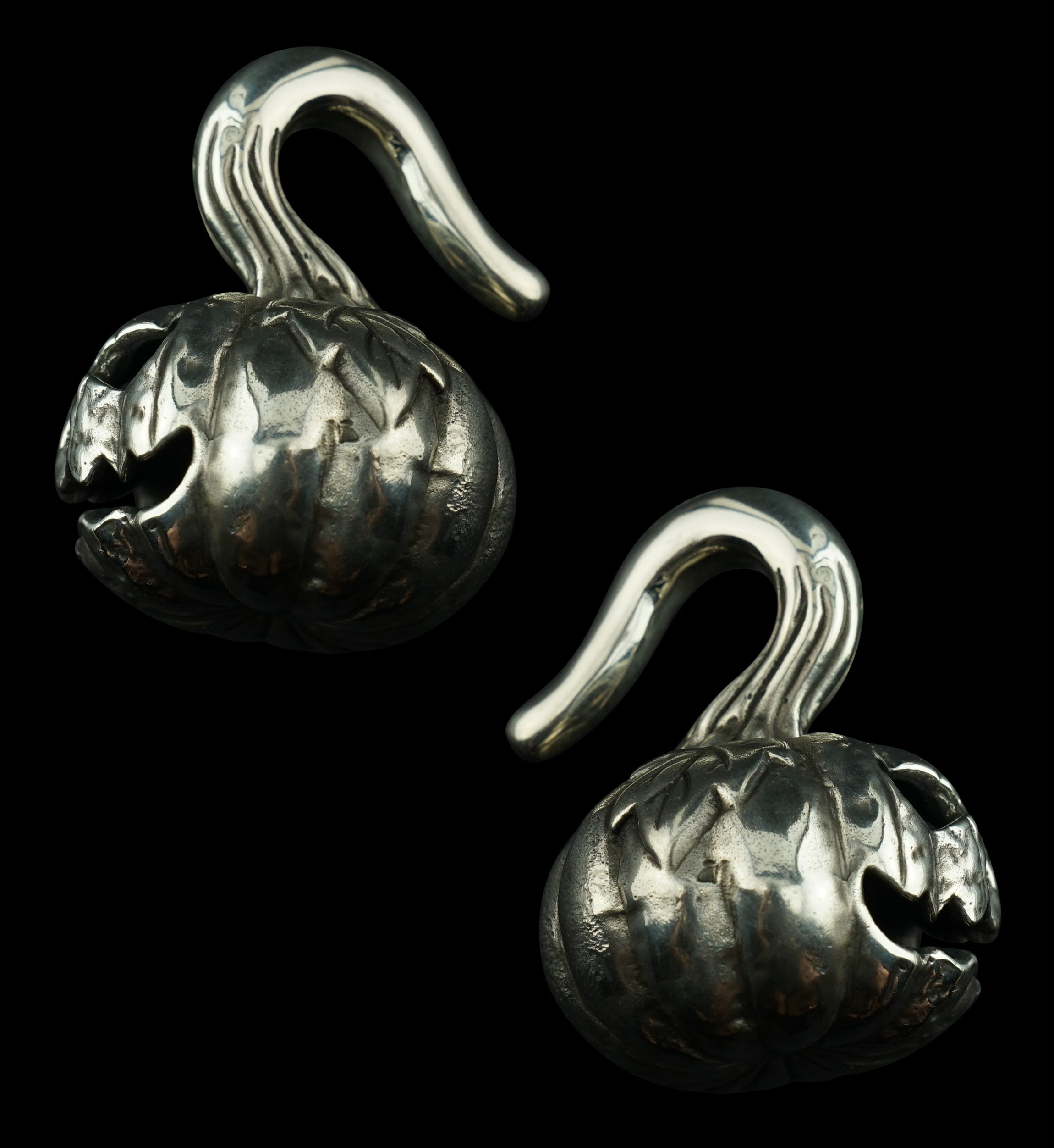 Stingy Jack White Brass Ear Weights