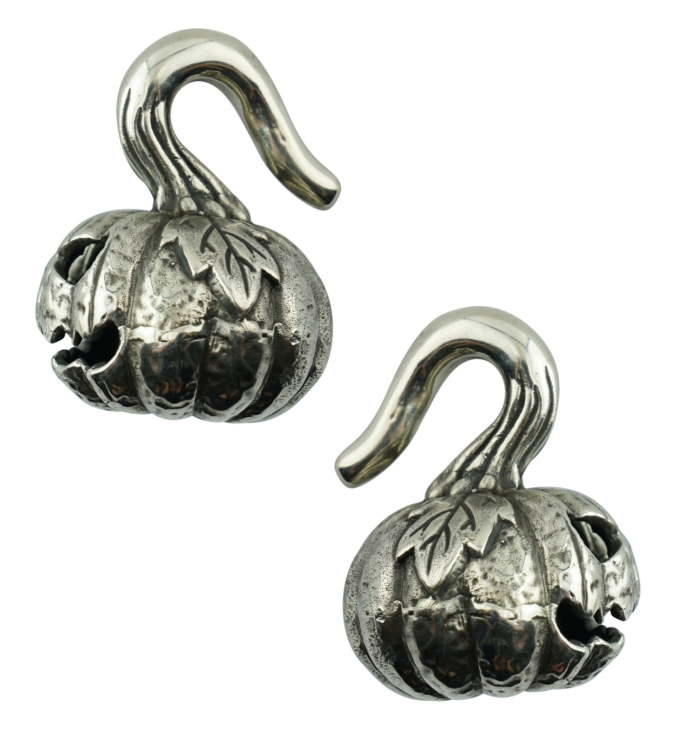 Stingy Jack White Brass Ear Weights