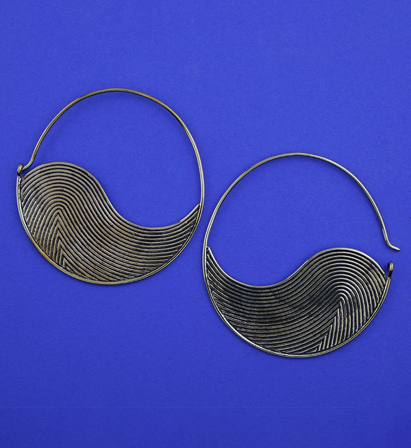 Swell Brass Earrings/Hangers