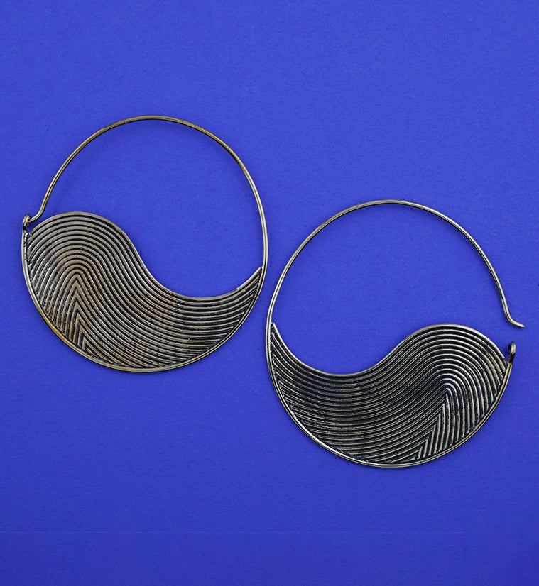 Swell Brass Earrings/Hangers